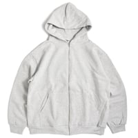 Los Angeles Apparel 14oz Heavy Fleece Full Zip Hoodie Ash