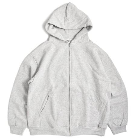 Los Angeles Apparel 14oz Heavy Fleece Full Zip Hoodie Ash