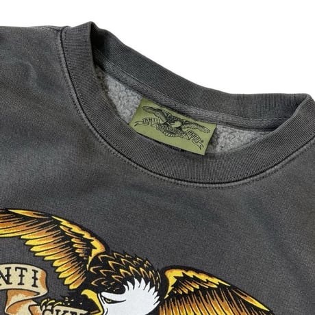 Anti Hero Eagle Premium Crewneck Sweatshirts Pigment Black