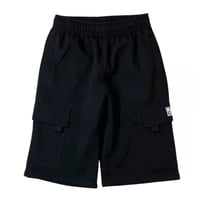 PRO CLUB Heavyweight Fleece Cargo Shorts - Black