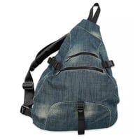 Yardsale Denim Sling Back Pack - Blue