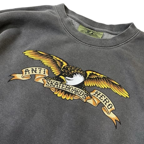 Anti Hero Eagle Premium Crewneck Sweatshirts Pigment Black