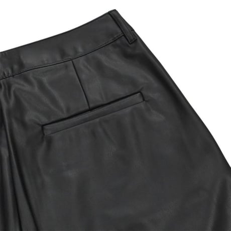 Calvin Klein PU Leather Pants - Black