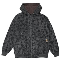 Pass~Port Weathered Diggers Club Zip - Black