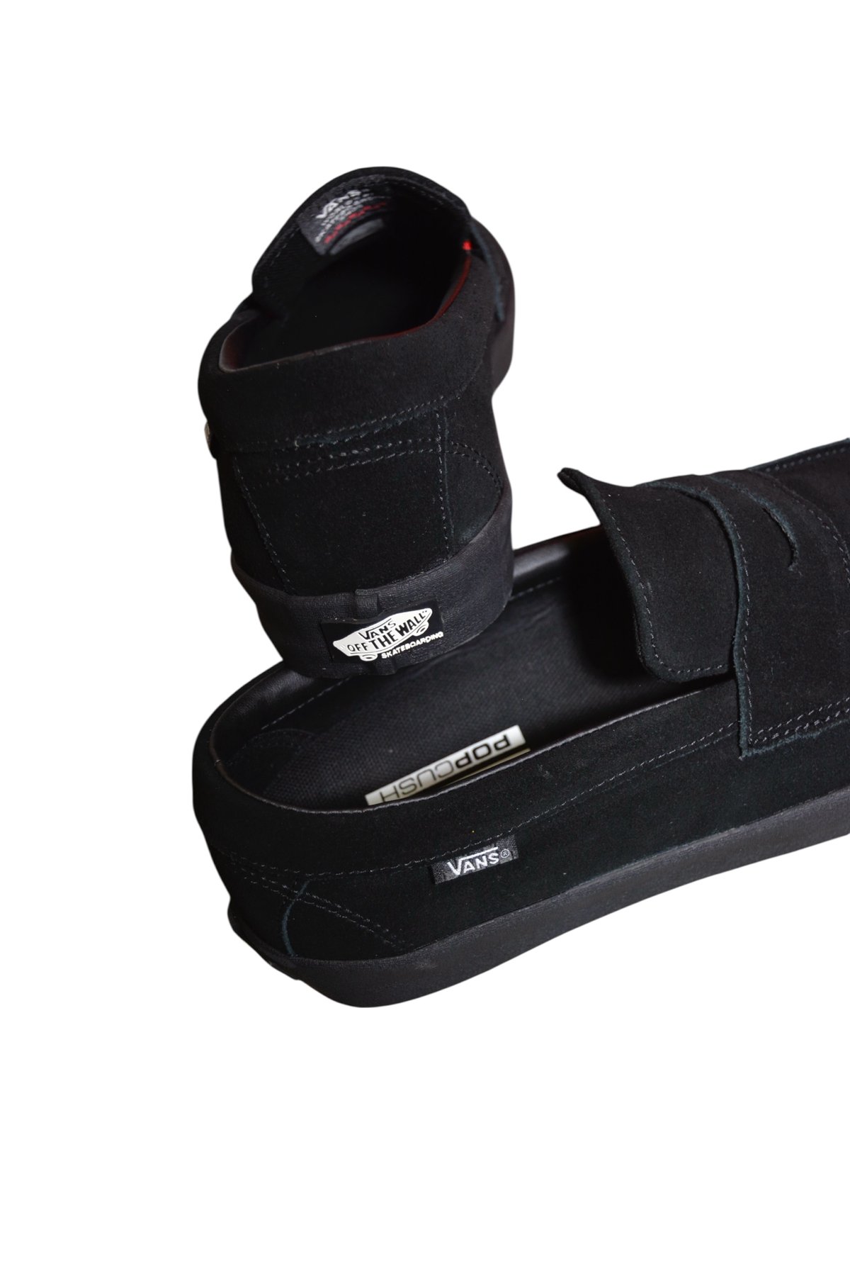 VANS SKATE Loafer Suede - Black | RAWDRIP OSAKA