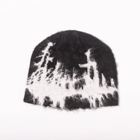 Hoddle Skateboards Faux Mohair Beanie Black