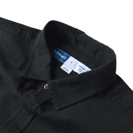 Old Navy S/S Linen Shirts - Black