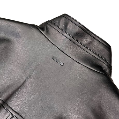 Calvin Klein Pu Jacket - Black