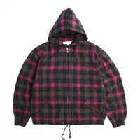 Yardsale Tartan Full-Zip Hood - Red