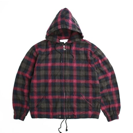 Yardsale Tartan Full-Zip Hood - Red