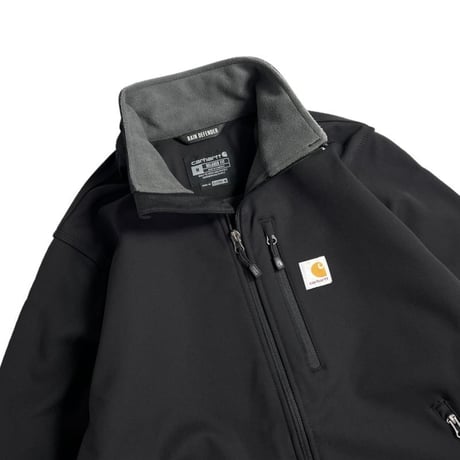 Carhartt USA Rain Defender® Relaxed Fit Heavyweight Softshell Jacket Black