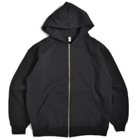 Los Angeles Apparel 14oz Heavy Fleece Full Zip Hoodie Black