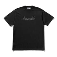 BUTTERGOODS × DANIEL JOHNSTON Frog Logo Tee - Black