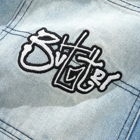 BUTTER GOODS Scribble Denim Shorts