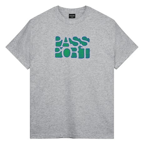 Pass~Port Rough Neg Tee - Heather Grey