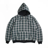 Yardsale Reversible Flannel Hoodie - Green