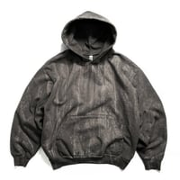 Los Angeles Apparel 14oz Drip Dye Heavy Fleece Hoodie - Black