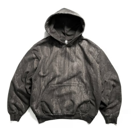 Los Angeles Apparel 14oz Drip Dye Heavy Fleece Hoodie - Black