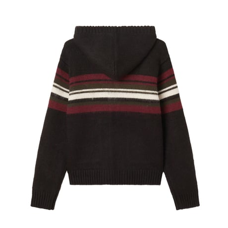 OBEY Myers Zip Up Hood Black Multi