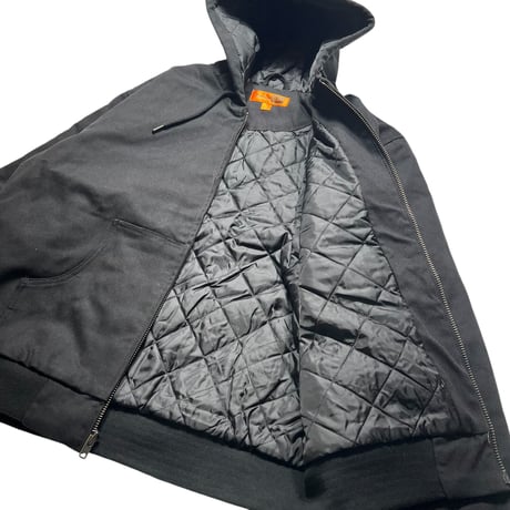 CornerStone Duck Cloth Hooded Work Jacket Black