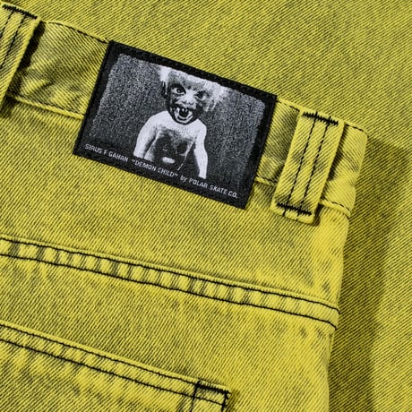 Polar Skate Co. Big Boy Pants Demon Child - Lemon Black