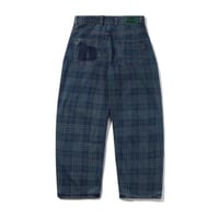 Butter Goods Burn Wide Cut Denim Jeans - Plaid