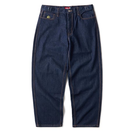 Hellrazor Baggie Denim Pants - One Wash Indigo