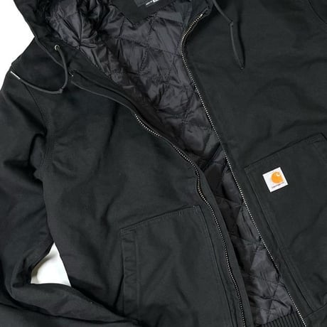 Carhartt USA J130(104050) Washed Duck Insulated Active Jacket Black