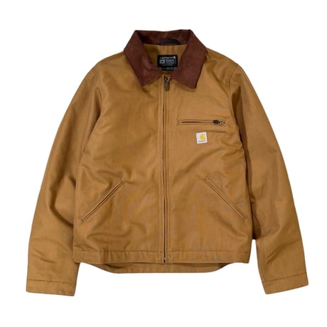 Carhartt USA Relaxed Fit Duck Blanket-Lined Detroit Jacket Brown