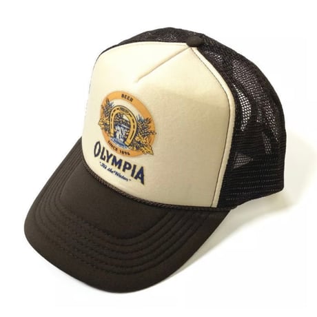 Trucker Hat Olympia Brewing Company Brown