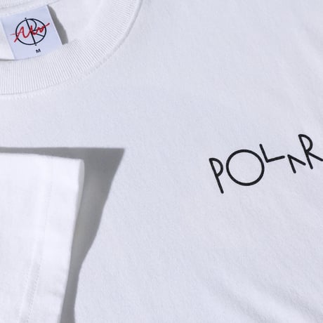 Polar Skate Fill Logo Martas Roses Tee - White