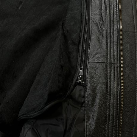 Deadstock Las Vegas Genuin Leather Jacket Black