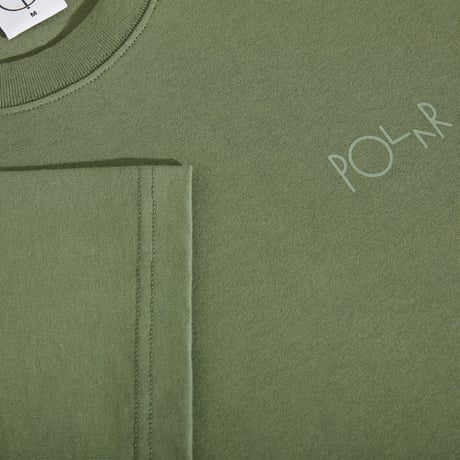 Polar Skate Contrast Stroke Logo - Moss Green