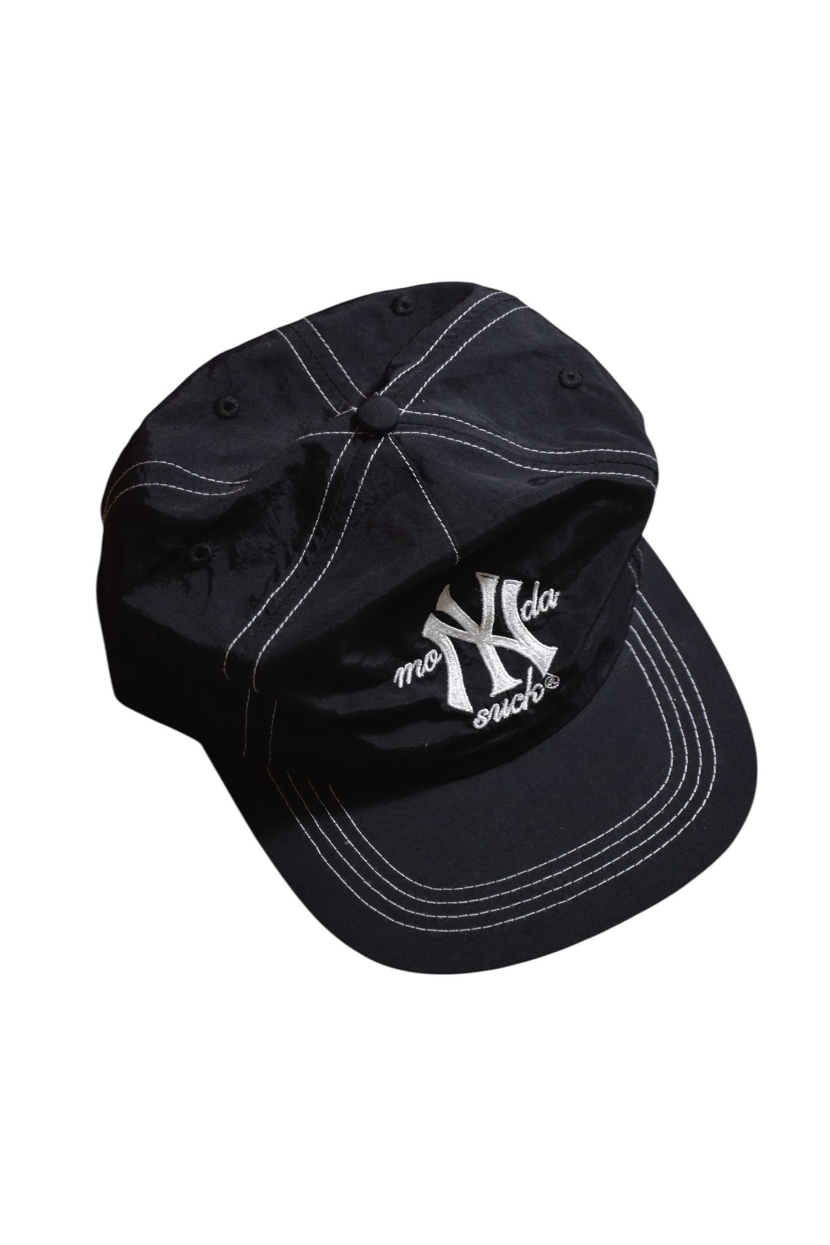 MONDAYSUCK Nylon NYC Hat - Black | RAWDRIP OSAK