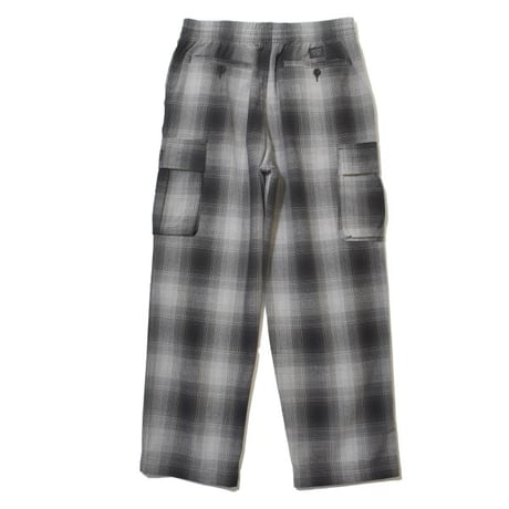 FB County Cargo Checker Pants - Black/Grey