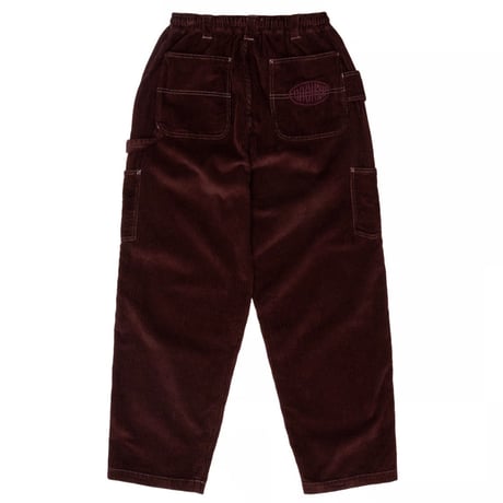Bronze 56K Corduroy Relaxed Pants Burgundy