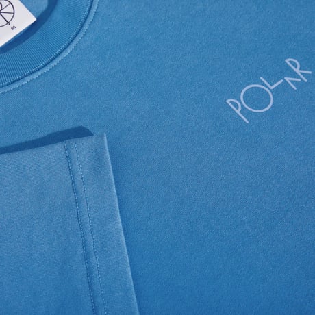 Polar Skate Contrast Stroke Logo - French Blue