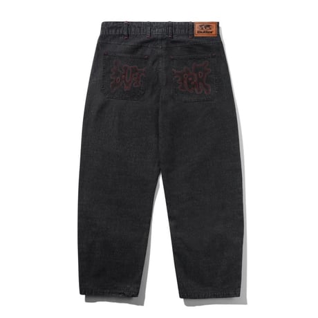 BUTTER GOODS Blotch Denim Jeans - Streaky Black