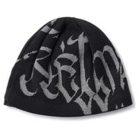 Hellrazor Letter Beanie - Black