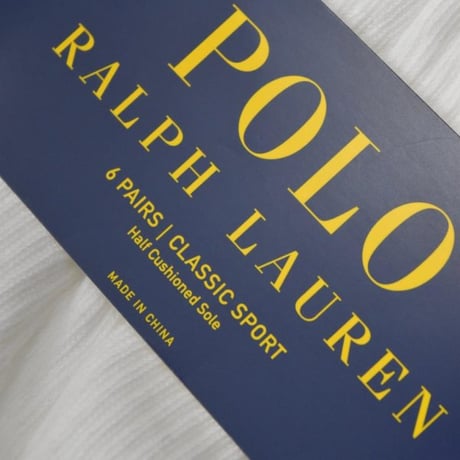 Polo Ralph Lauren 6p Classic Crew Socks