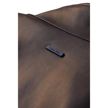 Calvin Klein Single Riders Jacket - Brown