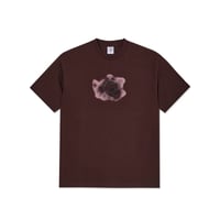 Polar Skate Co. Metal Logo Tee - Washed Bordeaux