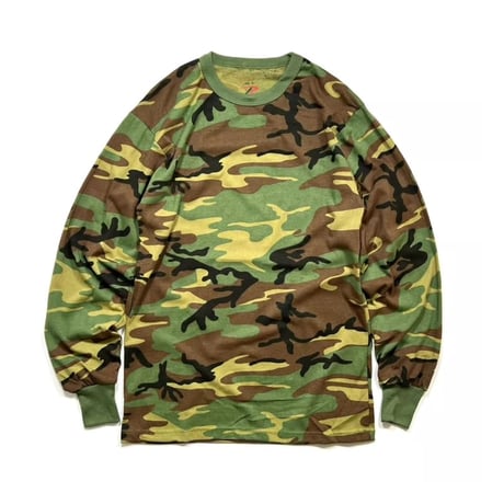 Rothco L/S Camo T-Shirt - Woodland Camo