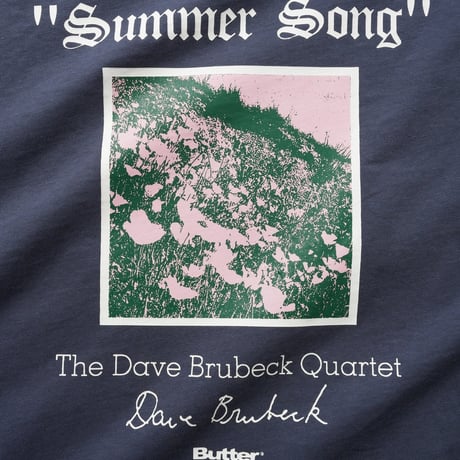 BUTTER GOODS Summer Song Tee - Steel Blue