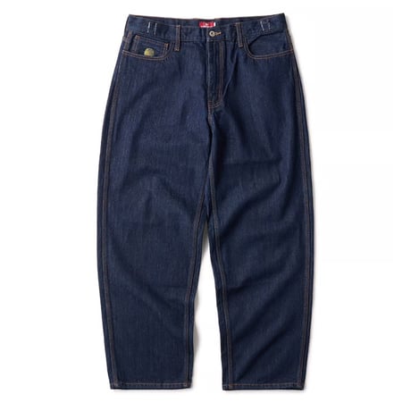 Hellrazor Baggie Denim Pants - One Wash Indigo