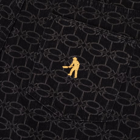 Pass~Port Soap Sparkle Workers Club Jean Short - Washed Black