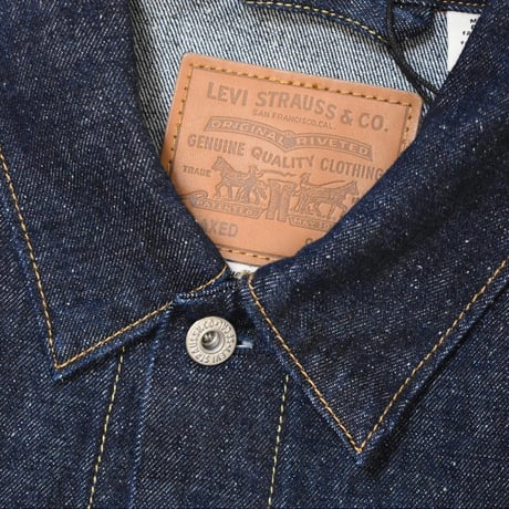 Levi's USA Type1 Trucker Jacket  Dark Wash (Rollup Selvedge)