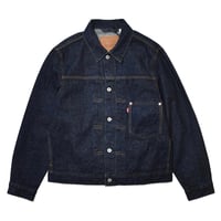 Levi's USA Type1 Trucker Jacket  Dark Wash (Rollup Selvedge)