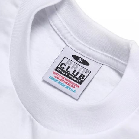 Pro Club S/S Heavyweight Cotton Crewneck T-Shirts - White