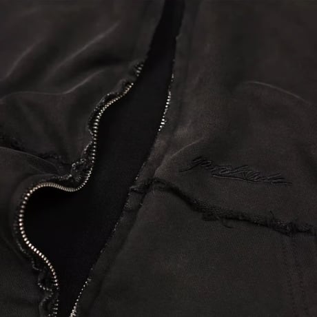 Yardsale Raw Edge Hood - Black